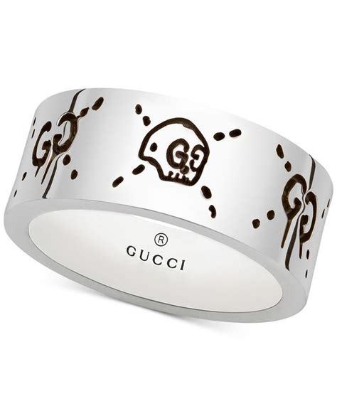 gucci men's necklace ghost|Gucci ghost ring in silver.